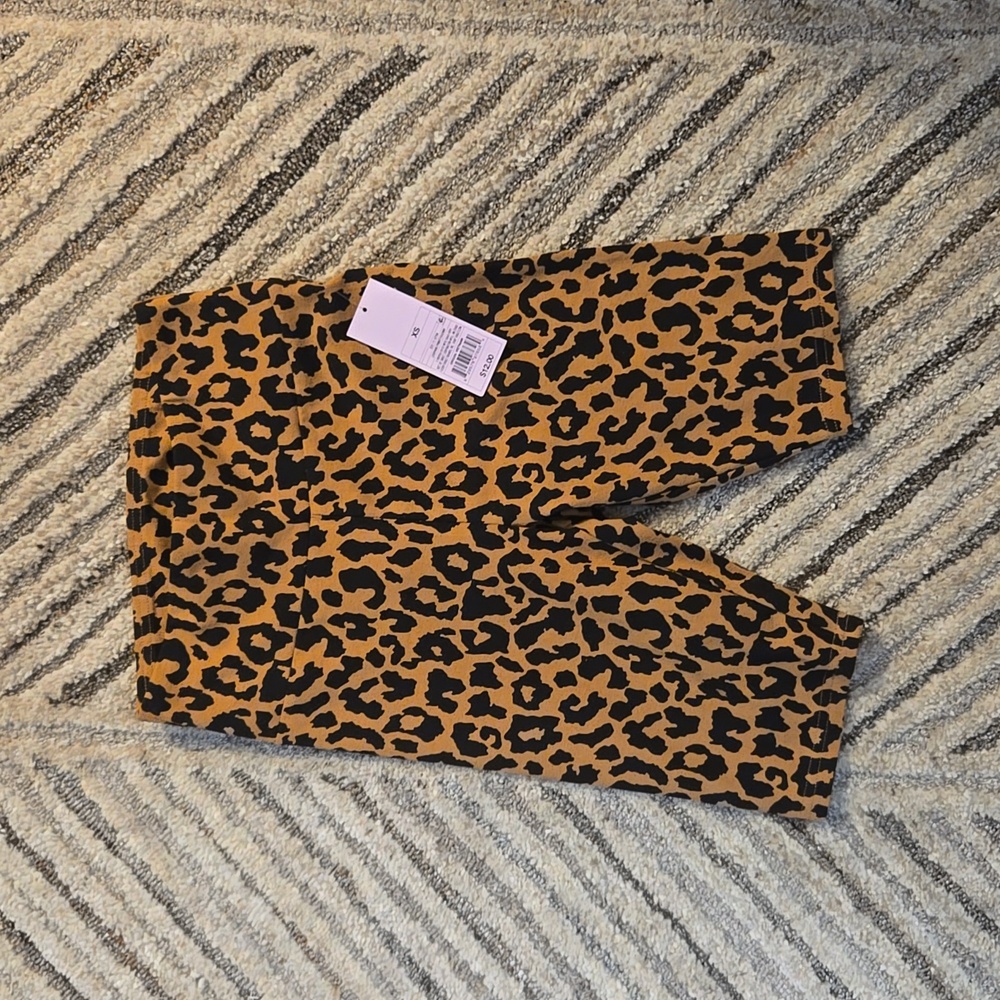 NWT Wild Fable Leopard Print Biker Shorts Size XS